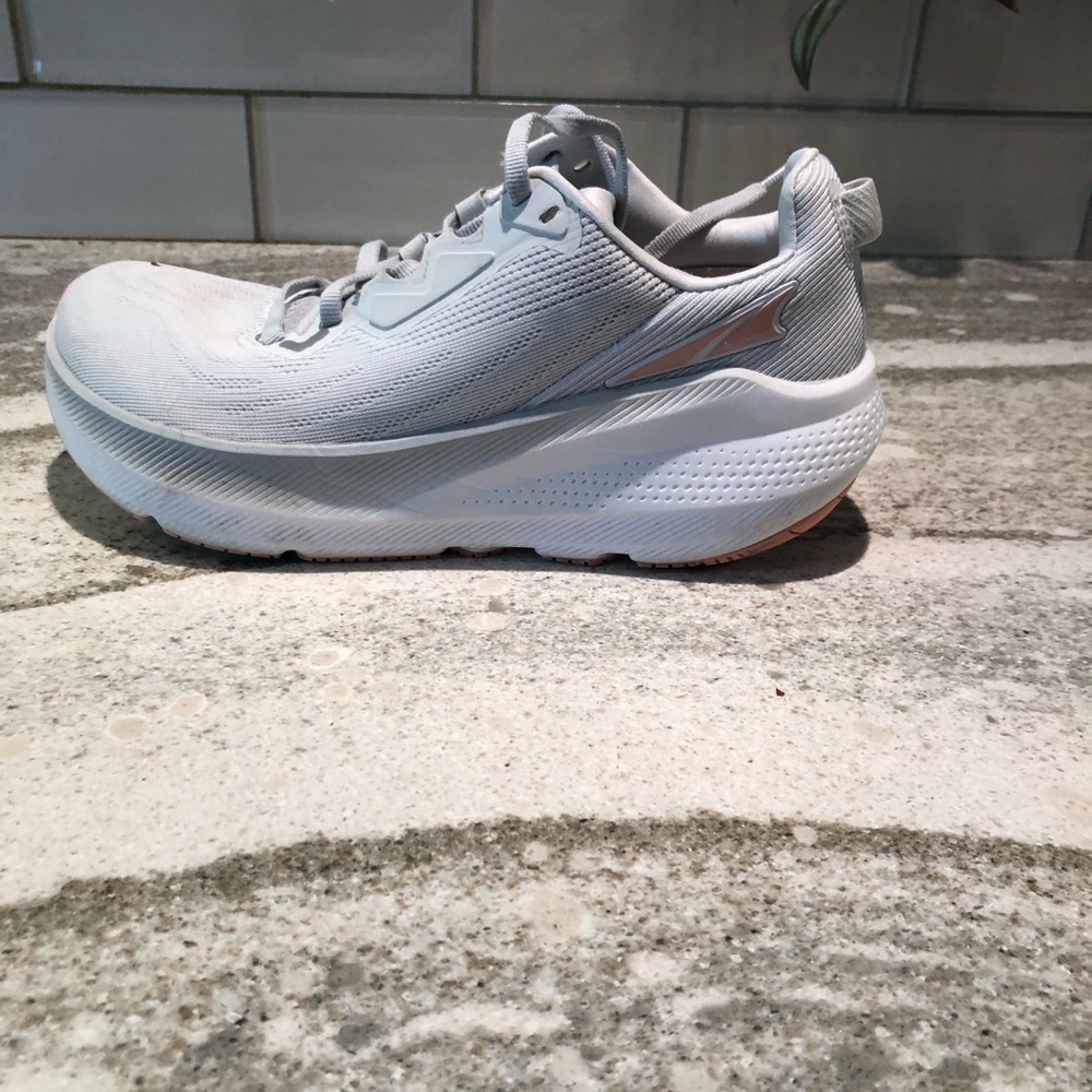 Altra Experience Via Women's Athletic Shoes in Light Gray and White